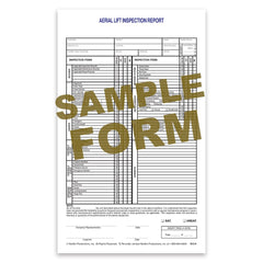 Aerial Work Inspection Form Forms